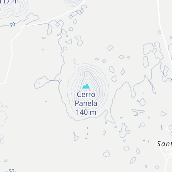 Map of Cerro Panela