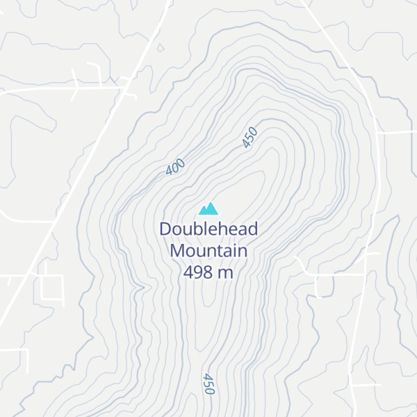 Map of Doublehead Mountain