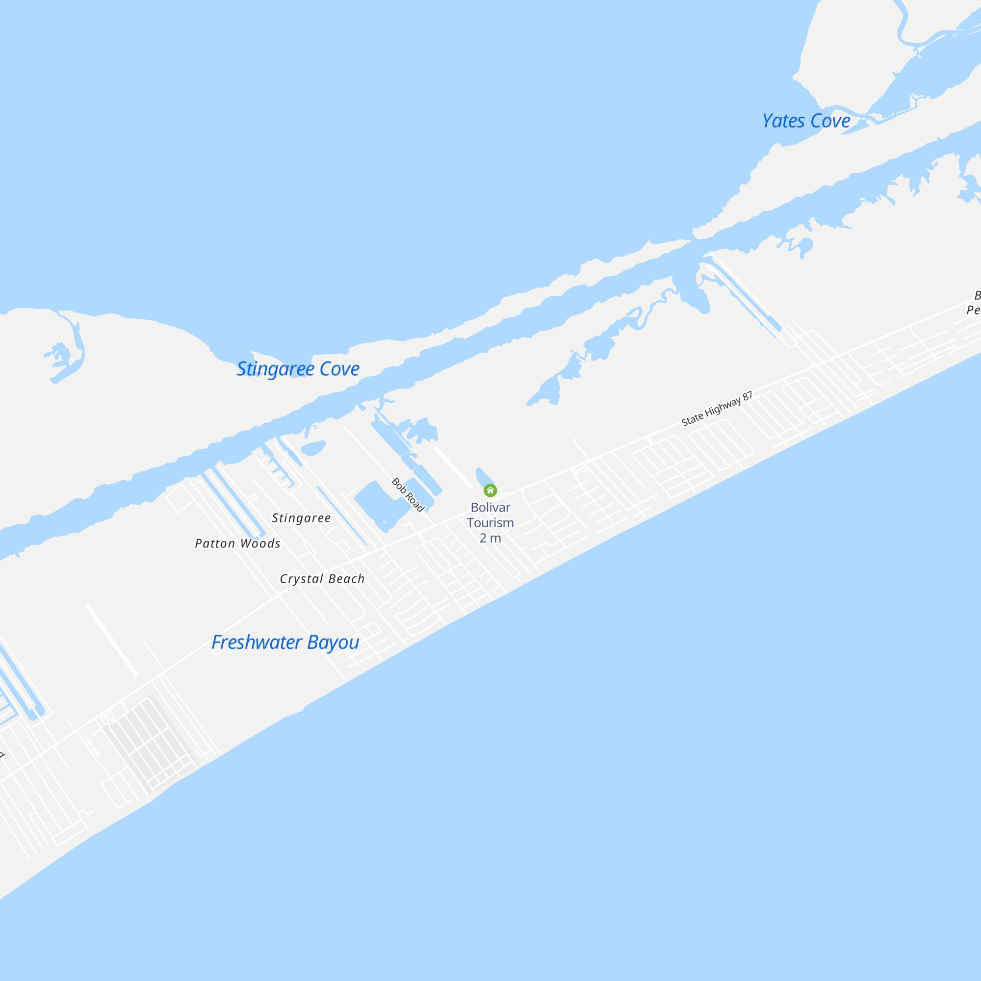 Bolivar Tourism map