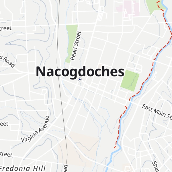 Map of Nacogdoches Convention & Visitors Bureau