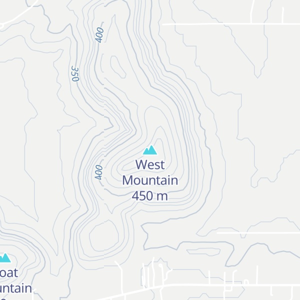Map of West Mountain