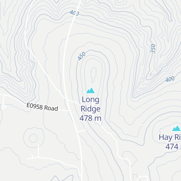 Map of Long Ridge