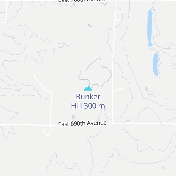 Map of Bunker Hill