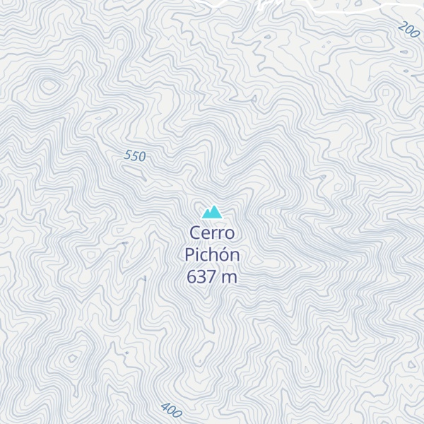 Map of Cerro Pichón