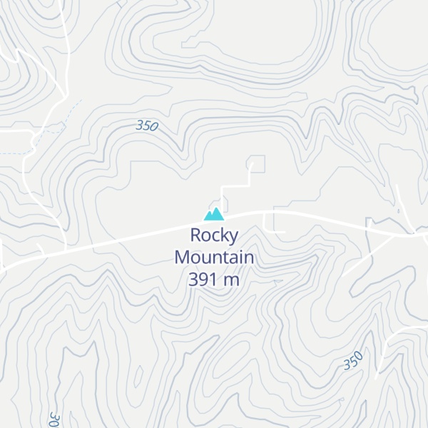 Map of Rocky Mountain