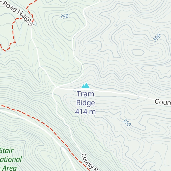 Map of Tram Ridge