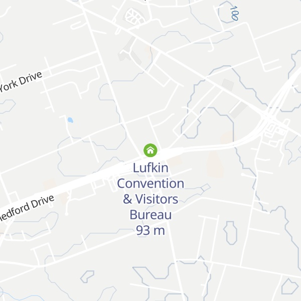 Map of Lufkin Convention & Visitors Bureau