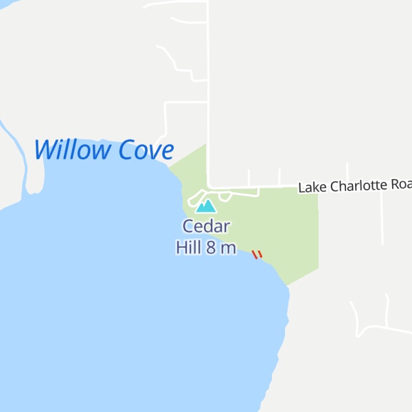Map of Cedar Hill