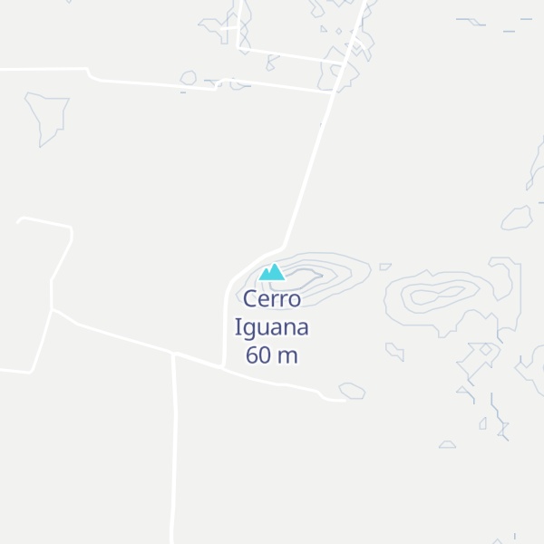 Map of Cerro Iguana