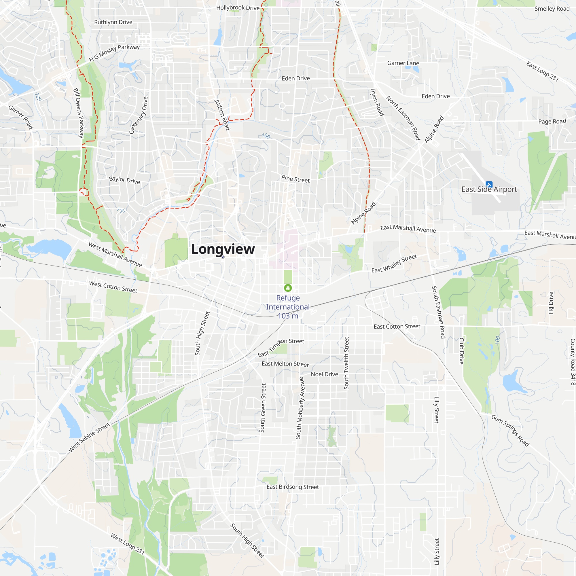Refuge International map