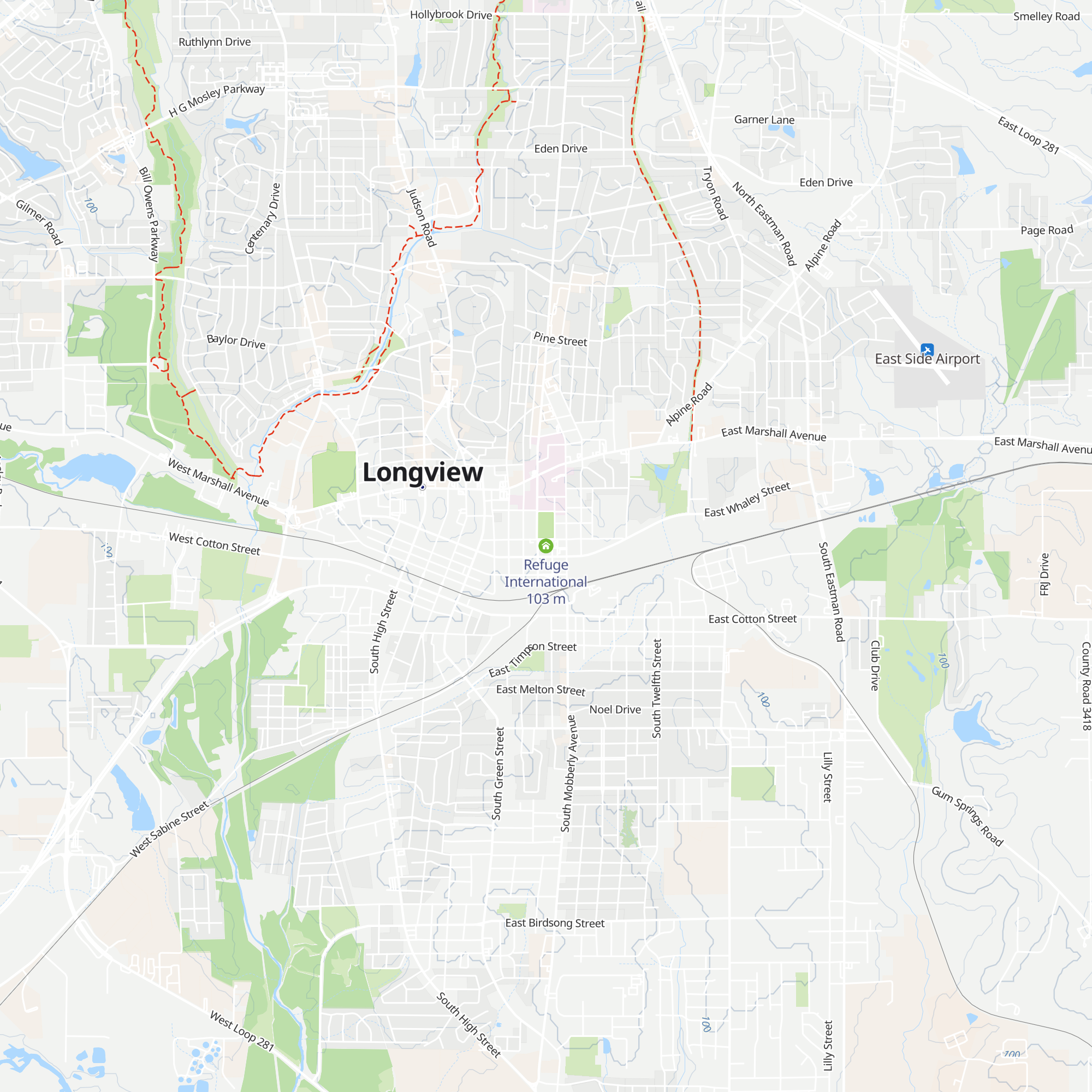 Refuge International map