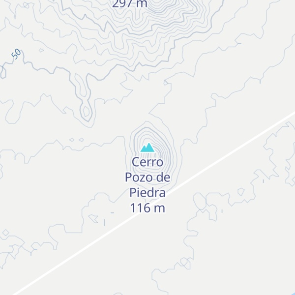 Map of Cerro Pozo de Piedra