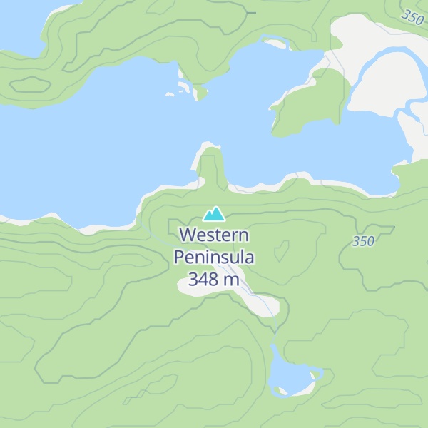 Map of Western Peninsula