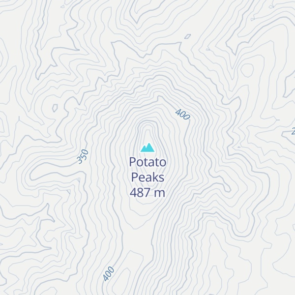 Map of Potato Peaks