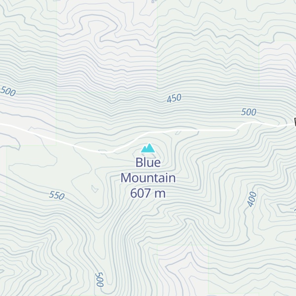 Map of Blue Mountain