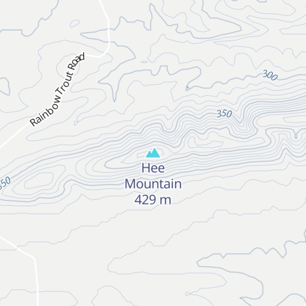 Map of Hee Mountain