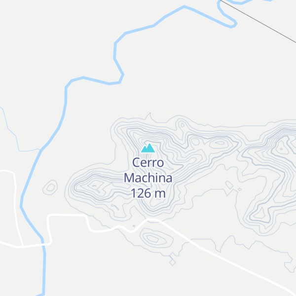 Map of Cerro Machina