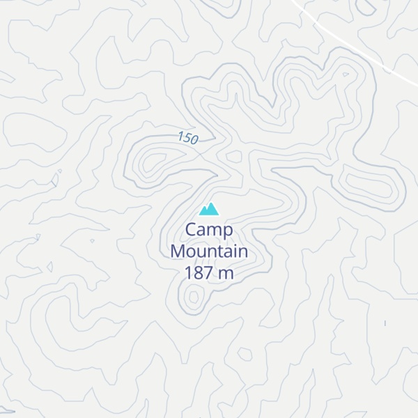 Map of Camp Mountain