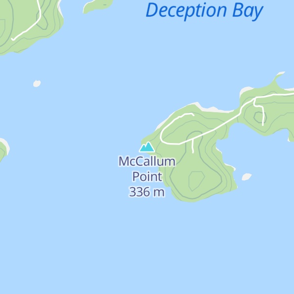 Map of McCallum Point