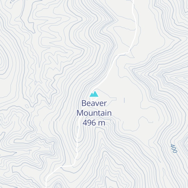 Map of Beaver Mountain