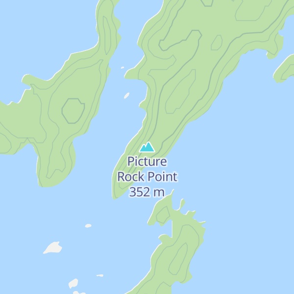 Map of Picture Rock Point