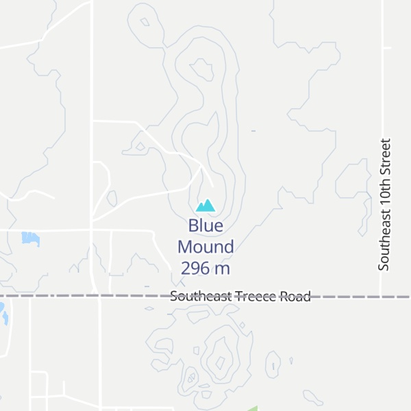 Map of Blue Mound