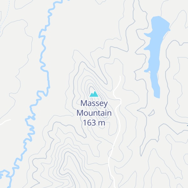 Map of Massey Mountain