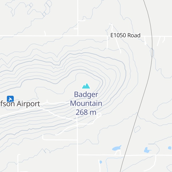 Map of Badger Mountain