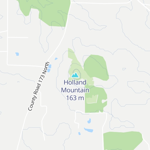 Map of Holland Mountain