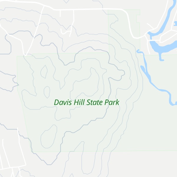 Map of Davis Hill