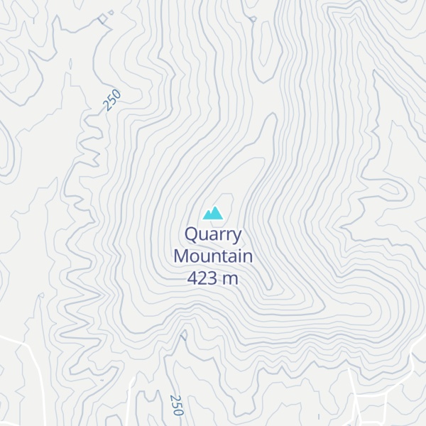Map of Quarry Mountain