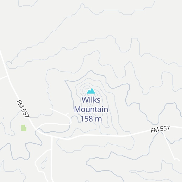 Map of Wilks Mountain