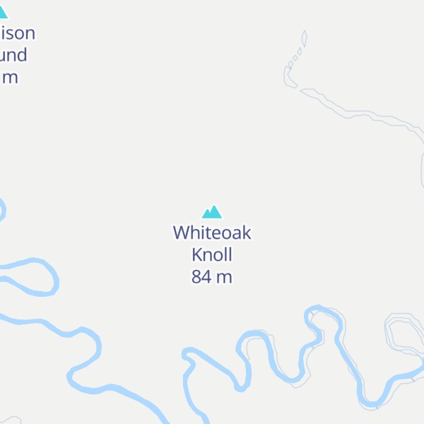 Map of Whiteoak Knoll