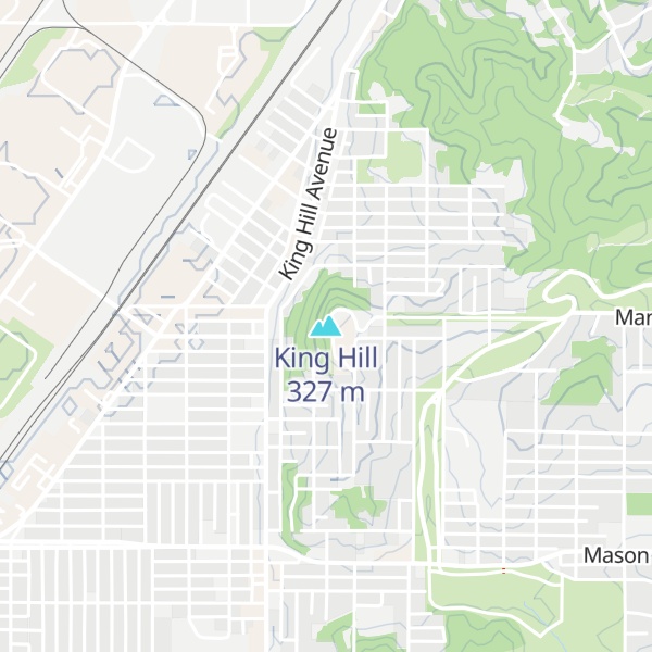 Map of King Hill