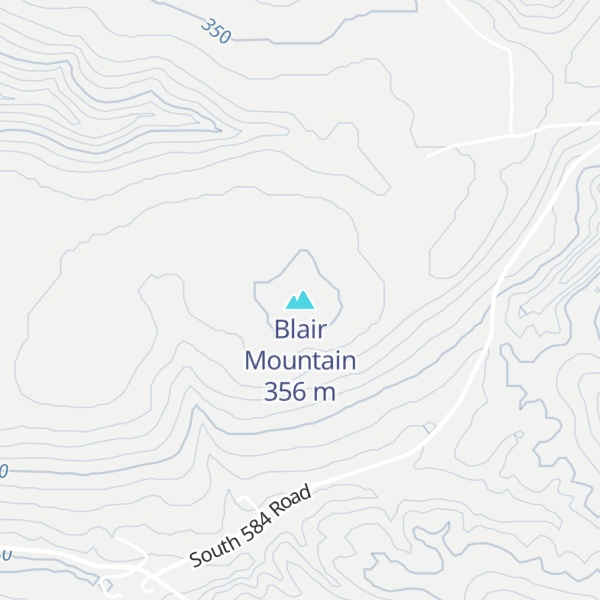 Map of Blair Mountain