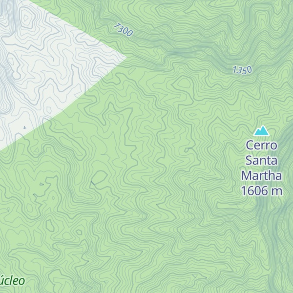Map of Cerro Campanario