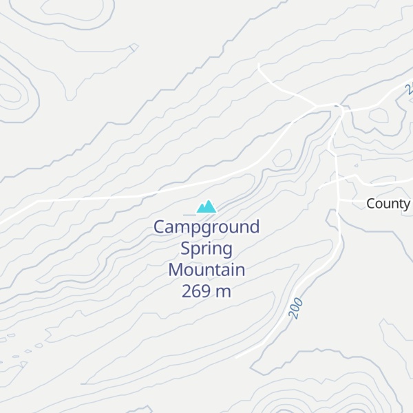 Map of Campground Spring Mountain