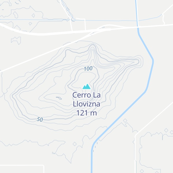 Map of Cerro La Llovizna