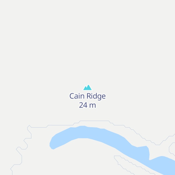 Map of Cain Ridge
