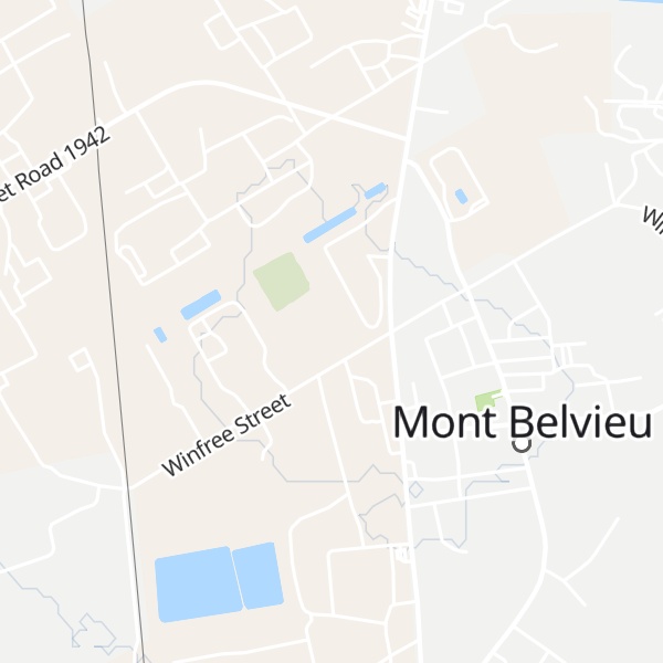 Map of Barbers Hill