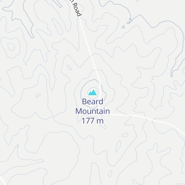 Map of Beard Mountain