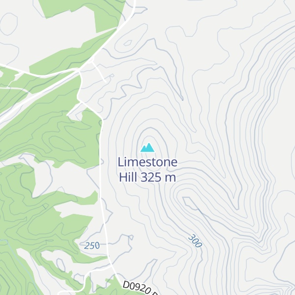 Map of Limestone Hill