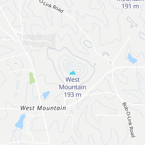 Map of West Mountain