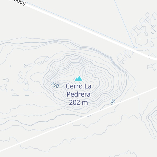 Map of Cerro La Pedrera