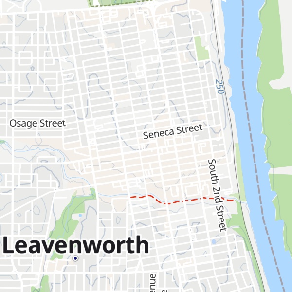 Map of Leavenworth Area Convention and Visitors Bureau