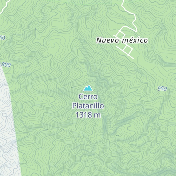 Map of Cerro Platanillo