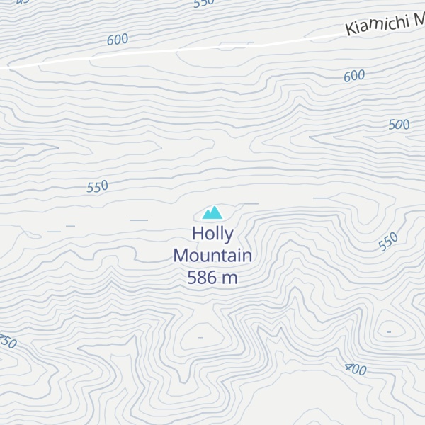 Map of Holly Mountain