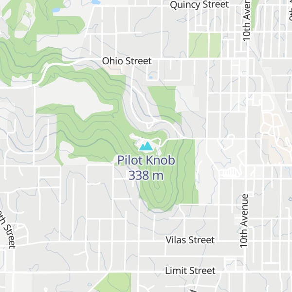 Map of Pilot Knob