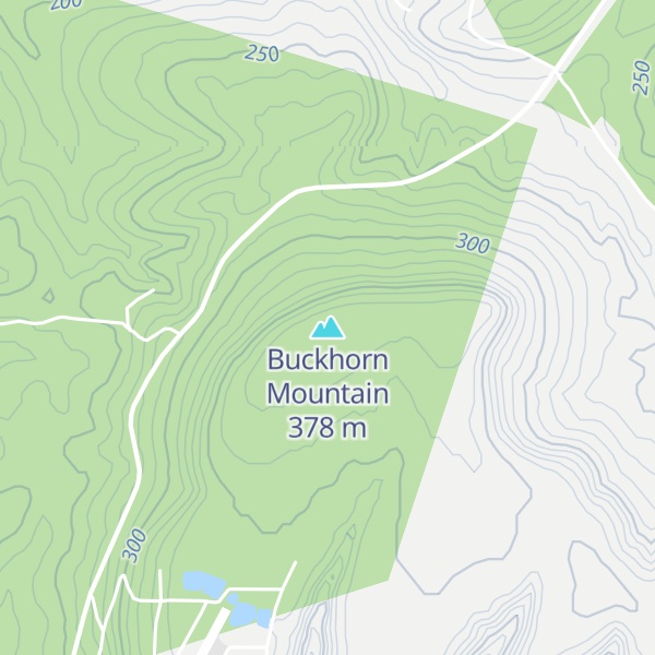 Map of Buckhorn Mountain