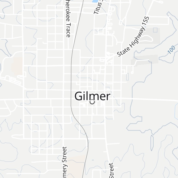 Map of Gilmer Area Chamber of Commerce